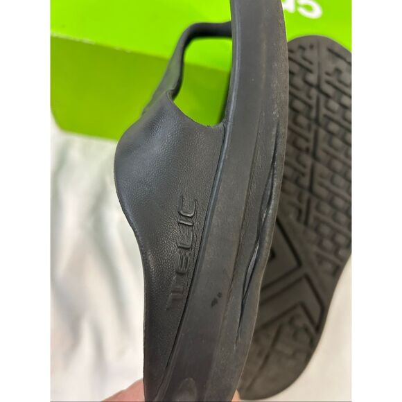 Telic Black xl W12 M11 Arch Support Recovery Shoes energy Flip Flop - Picture 6 of 7